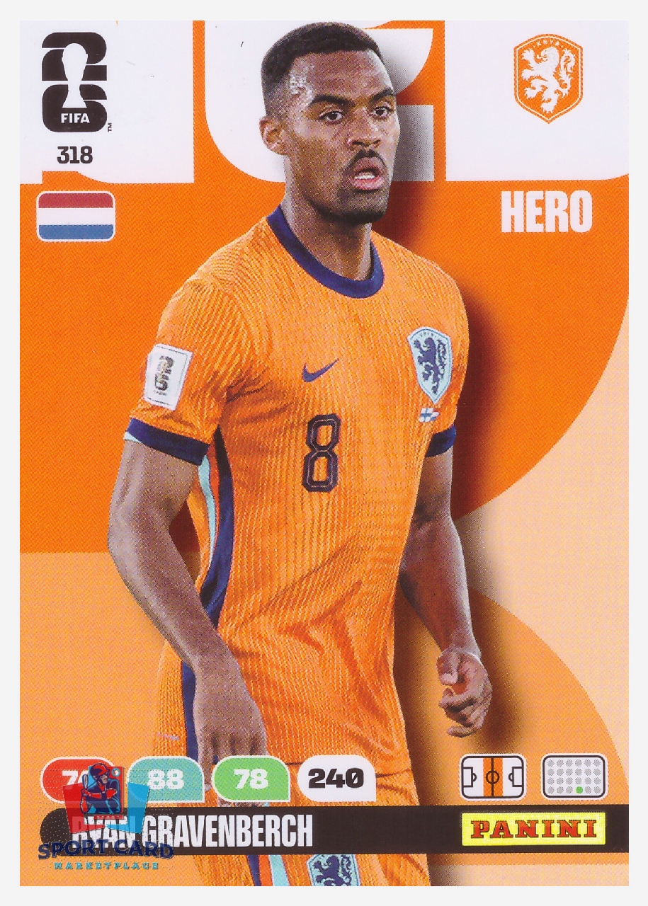 Panini Adrenalyn XL FIFA World Cup 2026 - Ryan Gravenberch / Netherlands #318