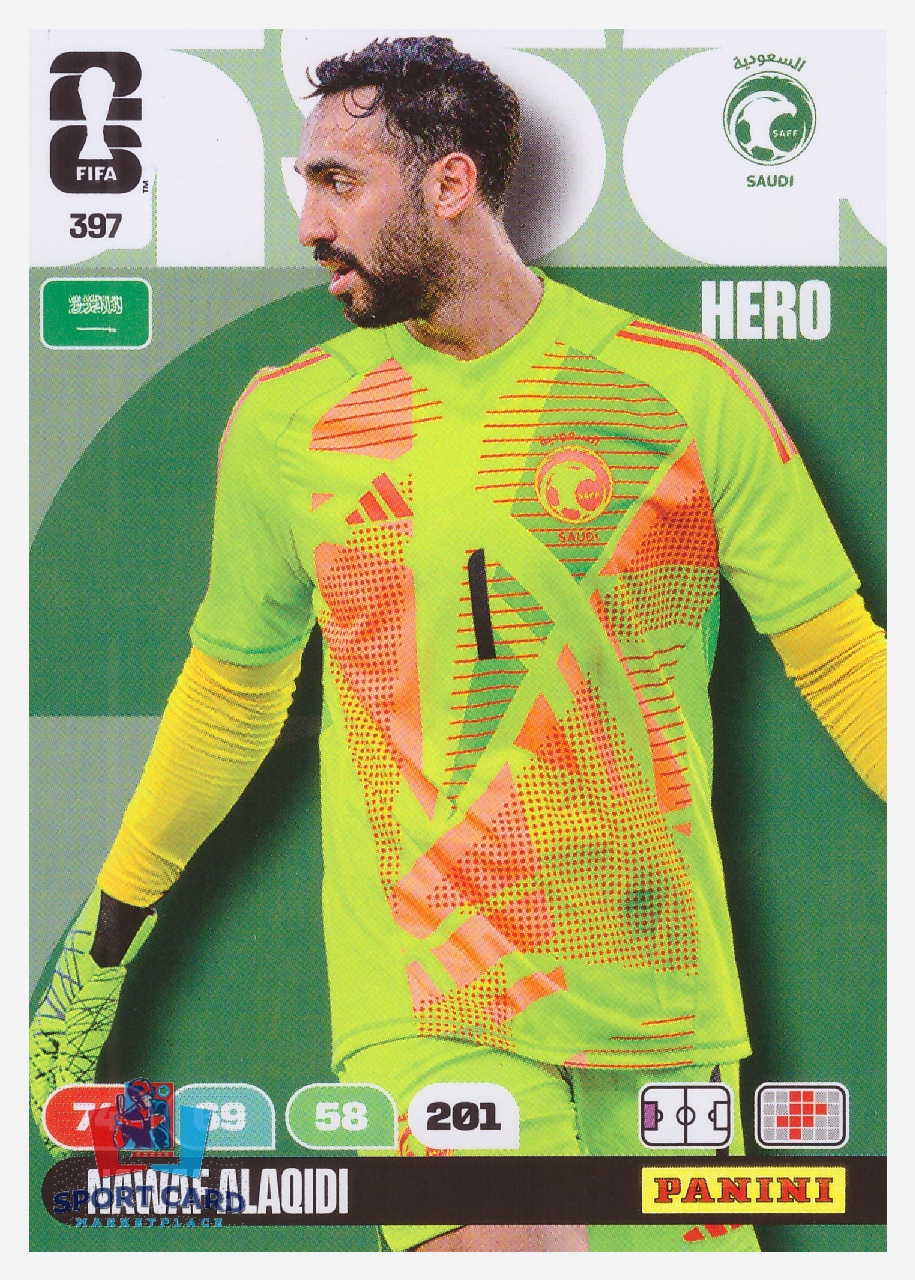 Panini Adrenalyn XL FIFA World Cup 2026 - Nawaf Alaqidi / Saudi Arabia #397