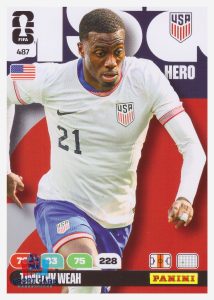 Panini Adrenalyn XL FIFA World Cup 2026 - Timothy Weah / United States #487