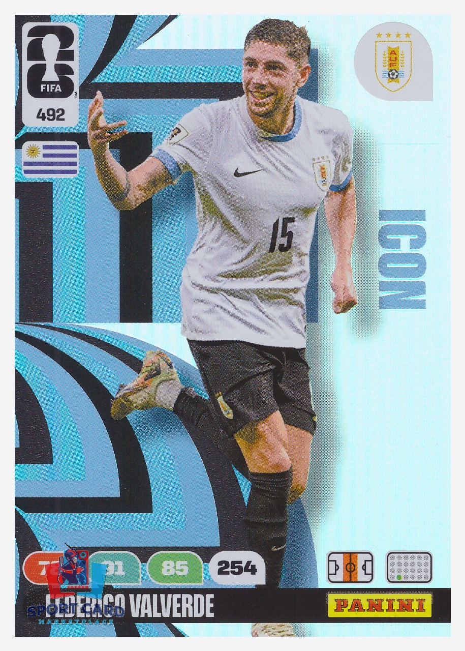 Panini Adrenalyn XL FIFA World Cup 2026 - Federico Valverde / Uruguay #492