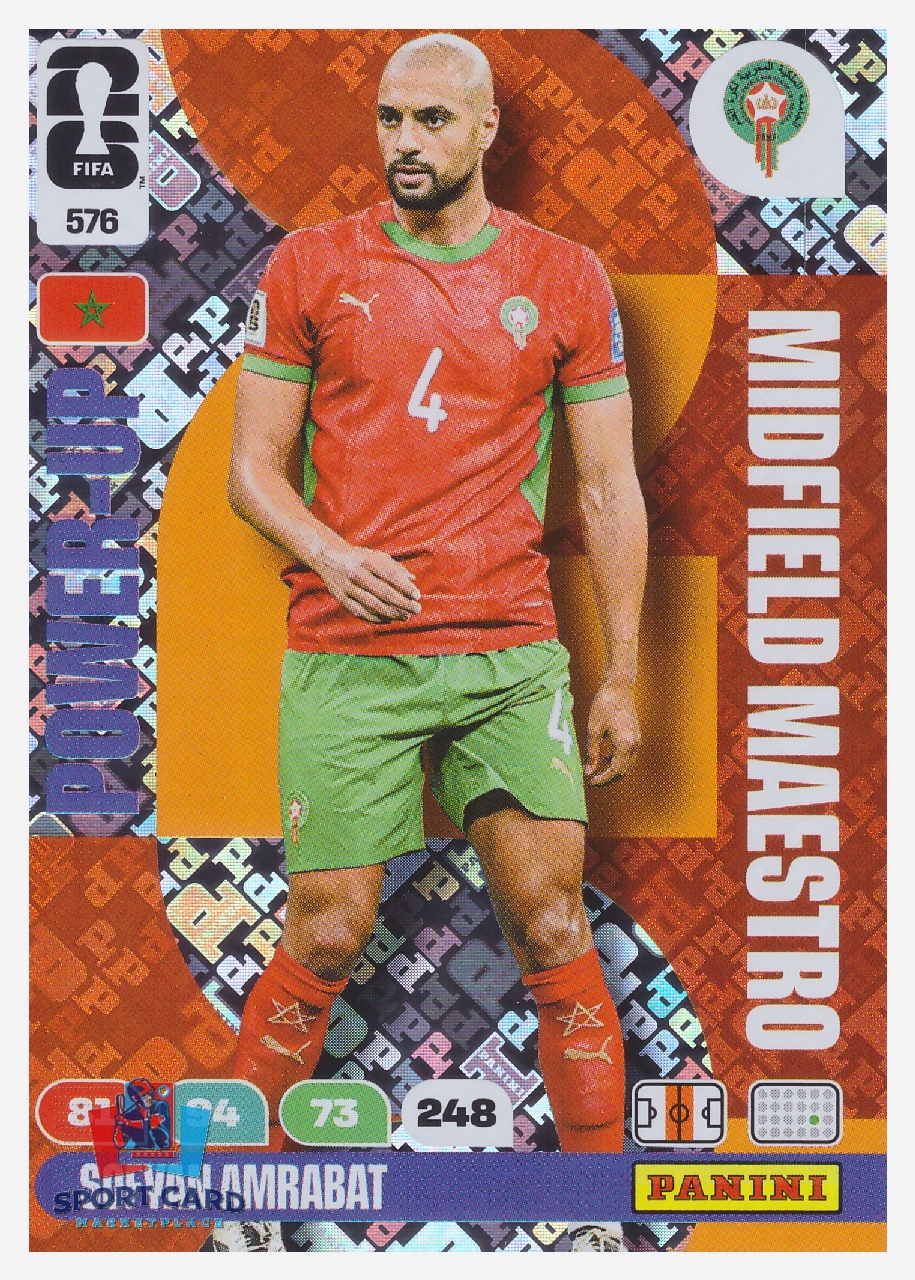 Panini Adrenalyn XL FIFA World Cup 2026 - Sofyan Amrabat / Moroco #576