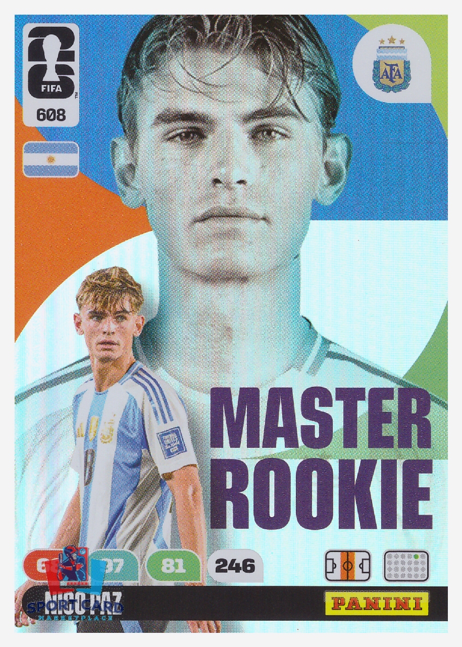 Panini Adrenalyn XL FIFA World Cup 2026 - Nico Paz / Argentina #608