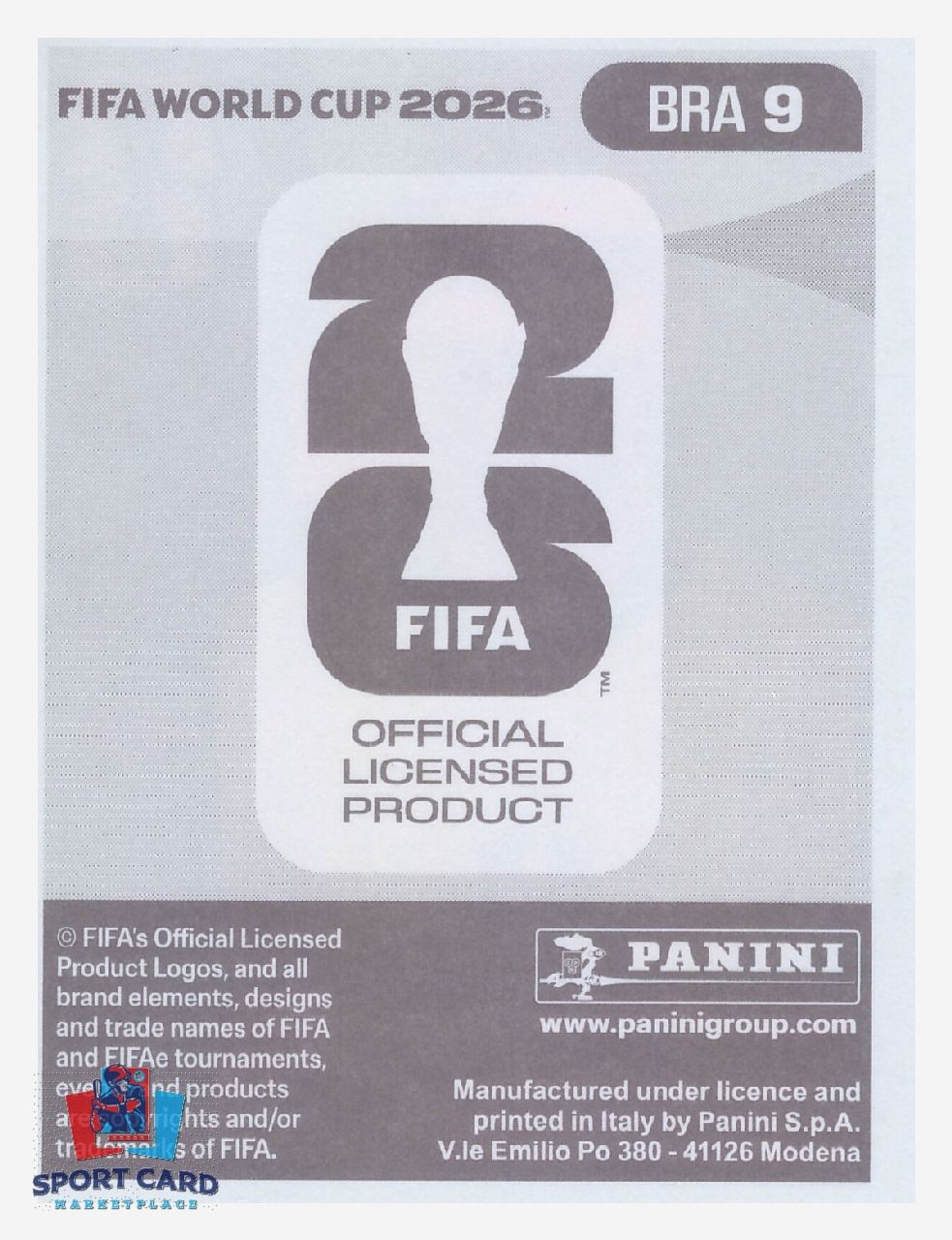 Panini FIFA World Cup 2026 - Lucas Paquetá / Brazil #BRA9 – Image 2
