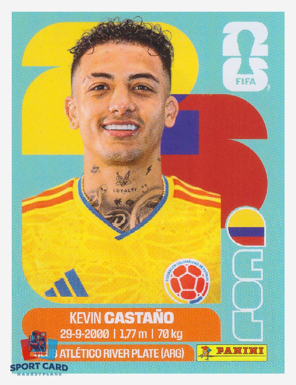 Panini FIFA World Cup 2026 - Kevin Castaño / Colombia #COL11