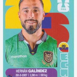 Panini FIFA World Cup 2026 - Hernán Galíndez / Ecuador #ECU2