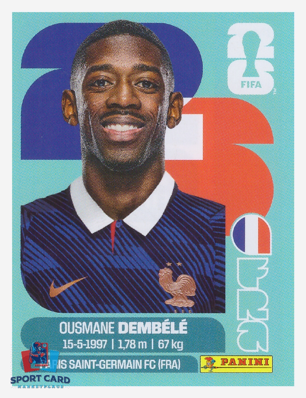 Panini FIFA World Cup 2026 - Ousmane Dembele / France #FRA15