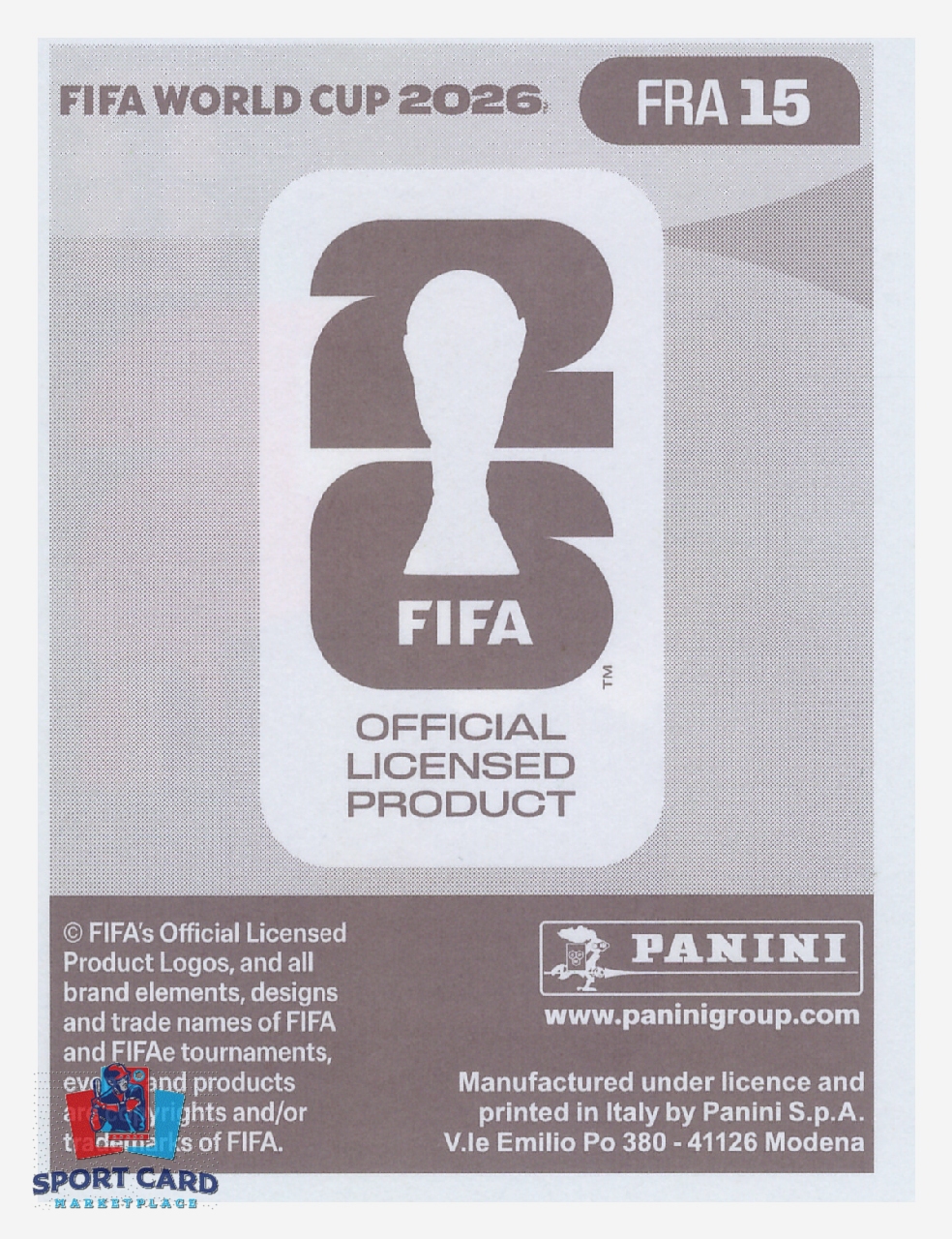 Panini FIFA World Cup 2026 - Ousmane Dembele / France #FRA15 – Image 2