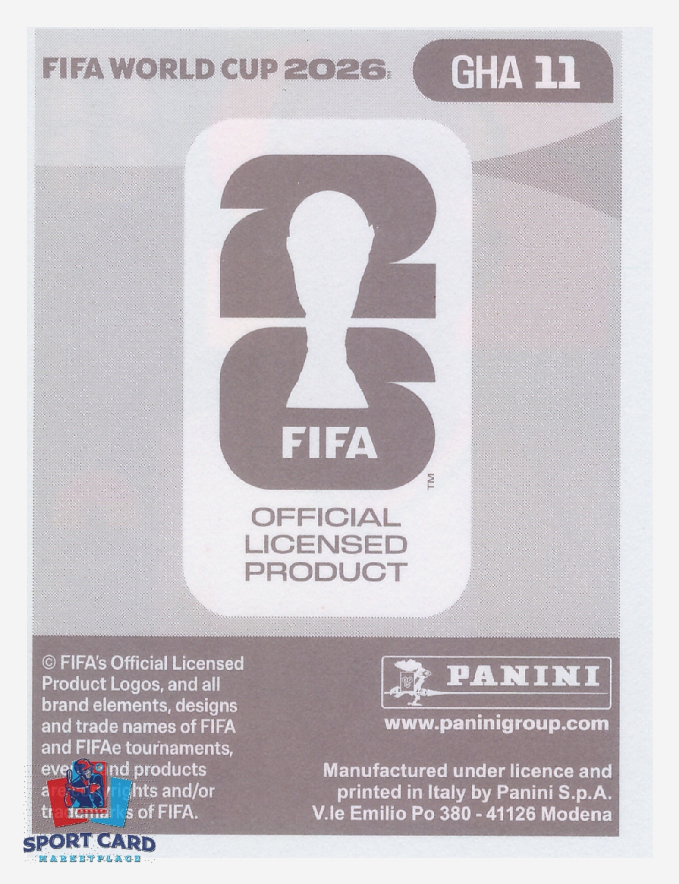 Panini FIFA World Cup 2026 - Salis Abdul Samed / Ghana #GHA11