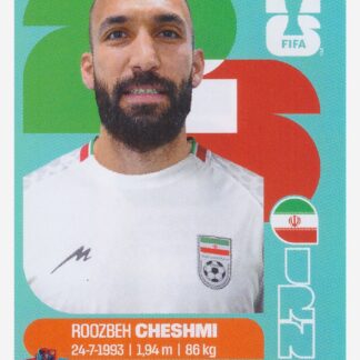 Panini FIFA World Cup 2026 - Roozbeh Cheshmi / Iran #IRN15
