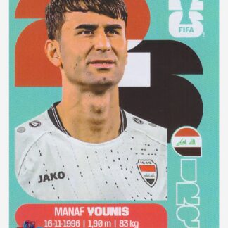 Panini FIFA World Cup 2026 - Manaf Younis / Iraq #IRQ8