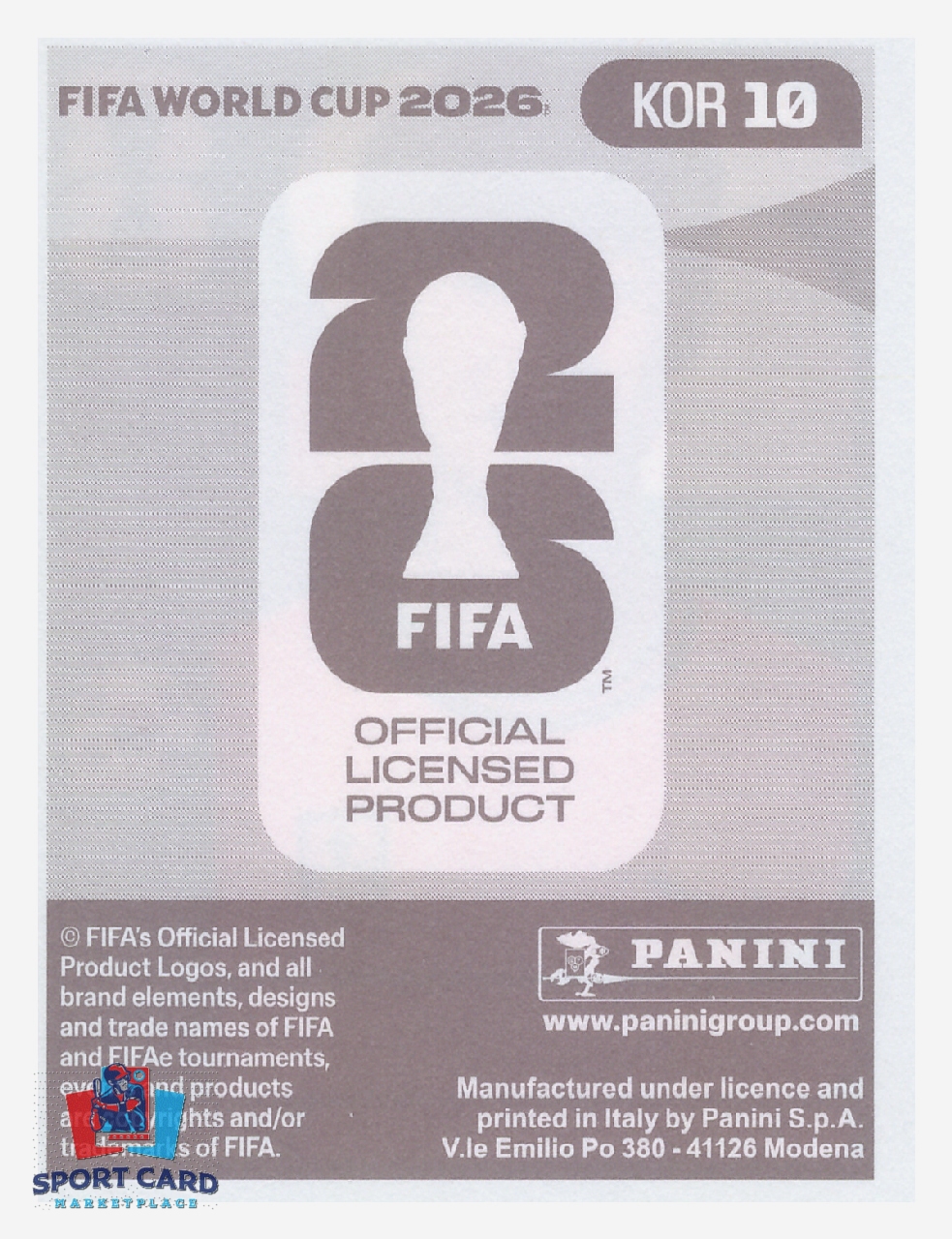 Panini FIFA World Cup 2026 - Jae-sung Lee / South Korea #KOR10 – Image 2