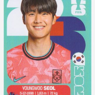 Panini FIFA World Cup 2026 - Young-woo Seol / South Korea #KOR6