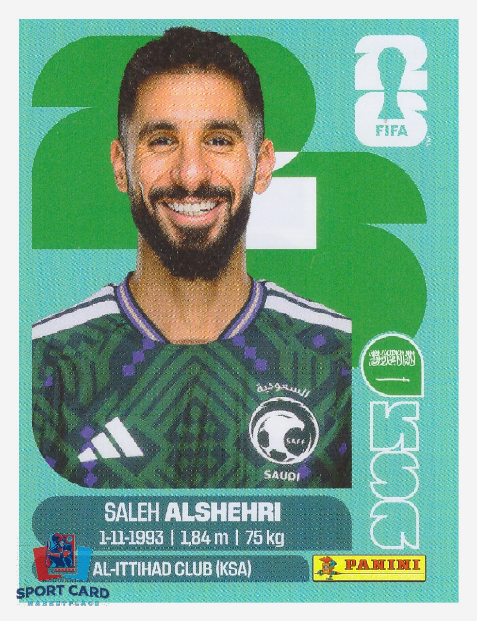 Panini FIFA World Cup 2026 - Saleh Alshehri / Saudi Arabia #KSA19