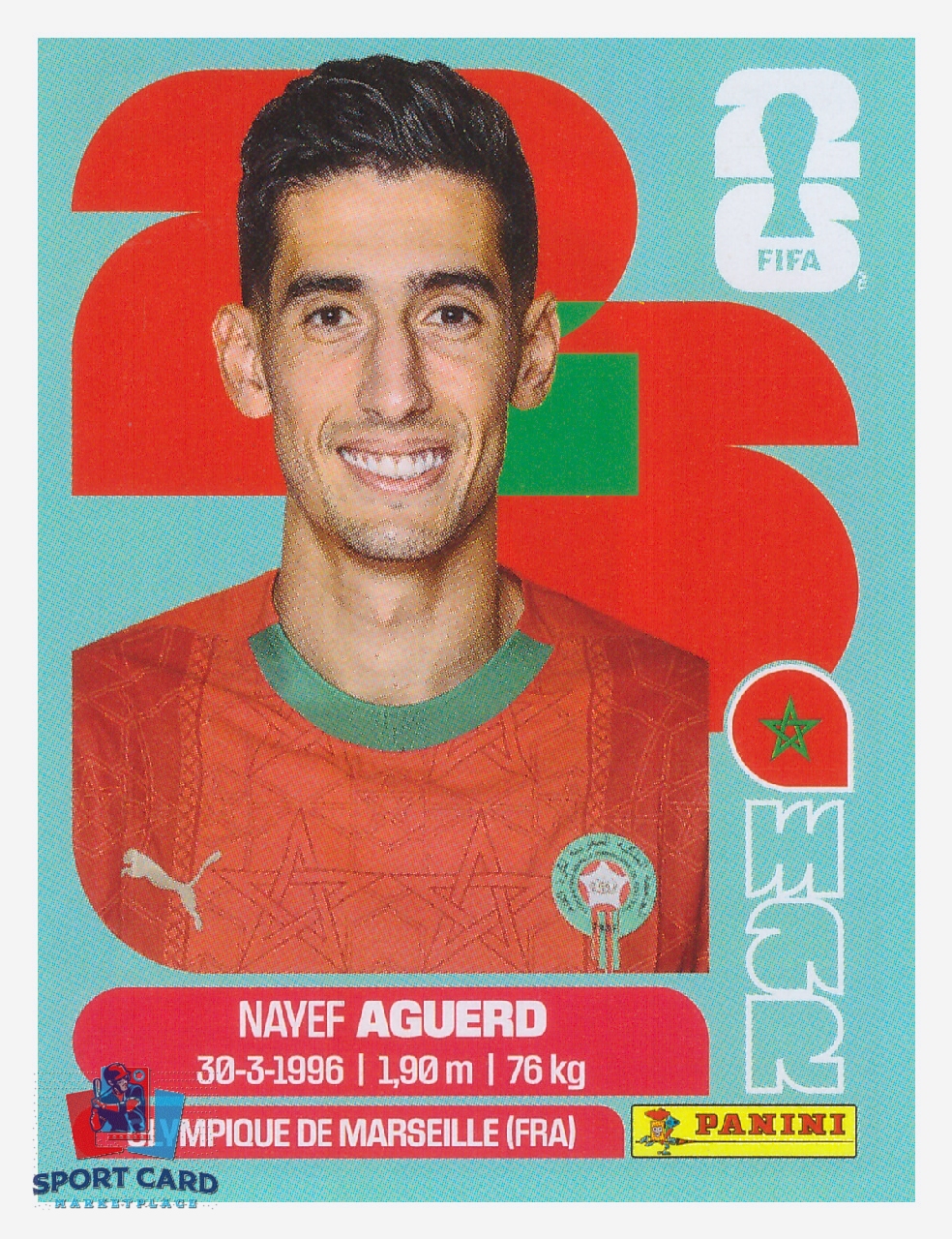 Panini FIFA World Cup 2026 - Nayef Aguerd / Morocco #MAR6