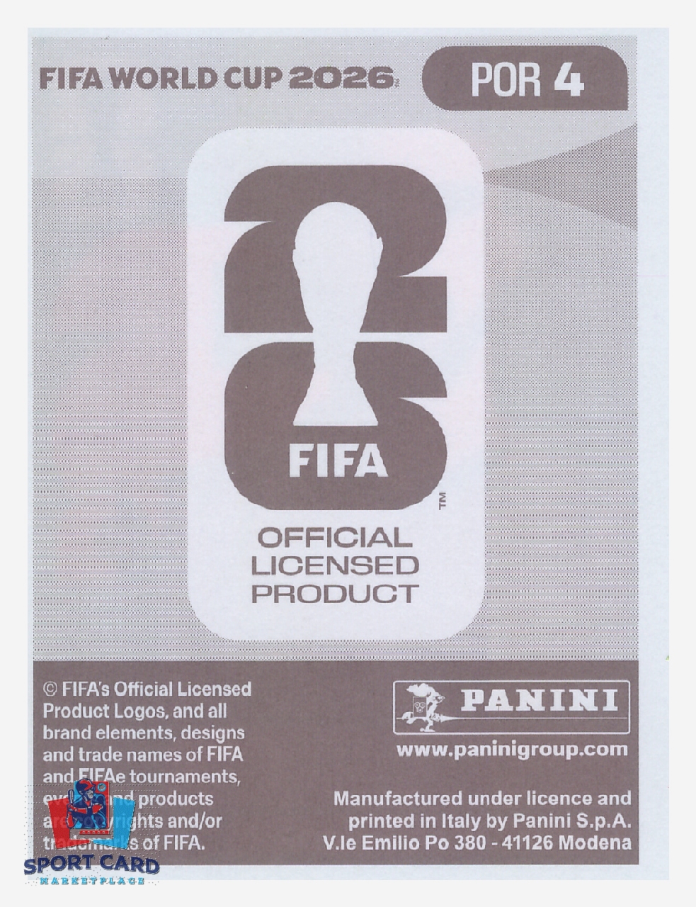 Panini FIFA World Cup 2026 - Ruben Dias / Portugal #POR4 – Image 2