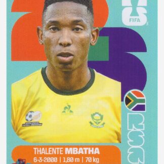 Panini FIFA World Cup 2026 - Thalente Mbatha / South Africa #RSA12