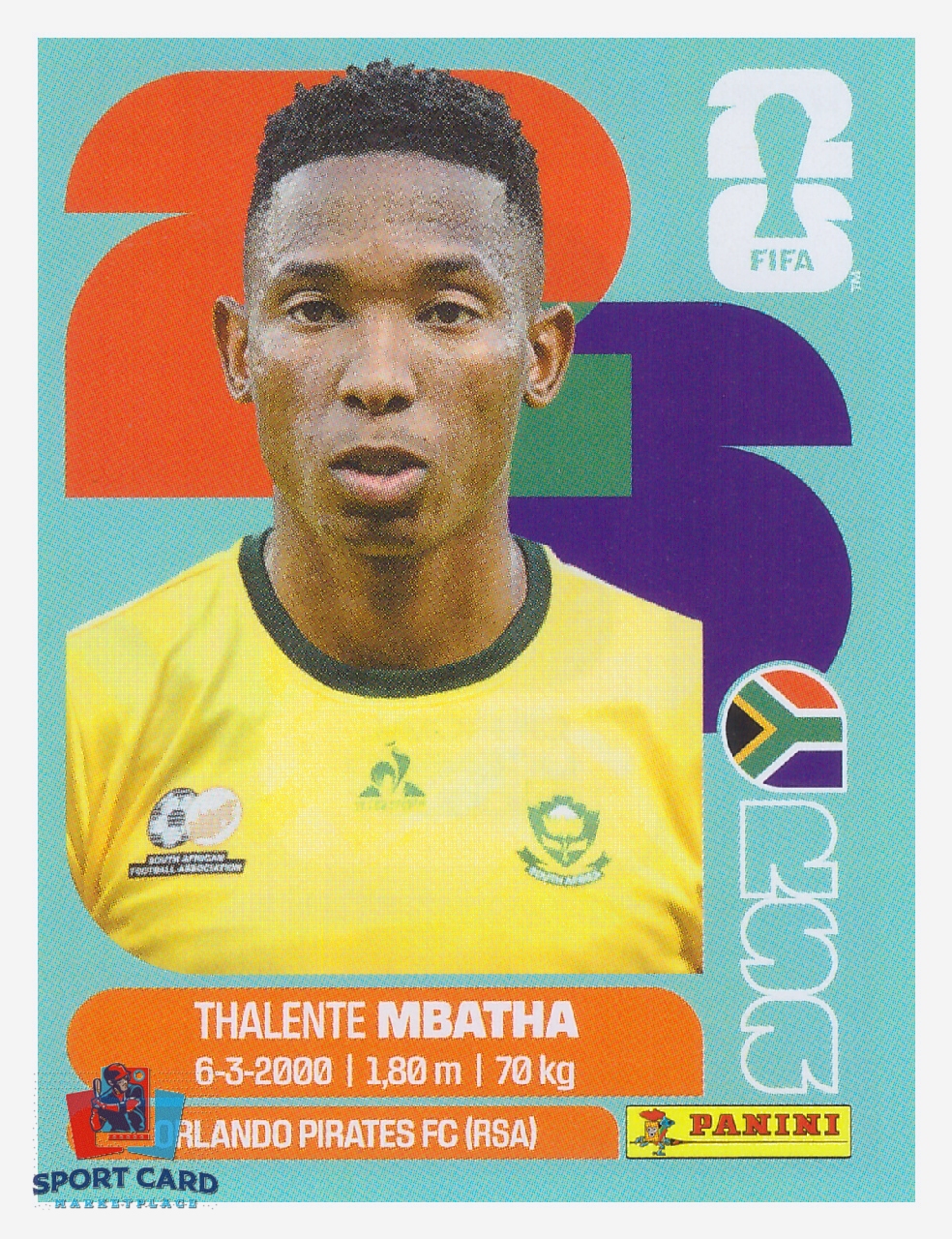 Panini FIFA World Cup 2026 - Thalente Mbatha / South Africa #RSA12