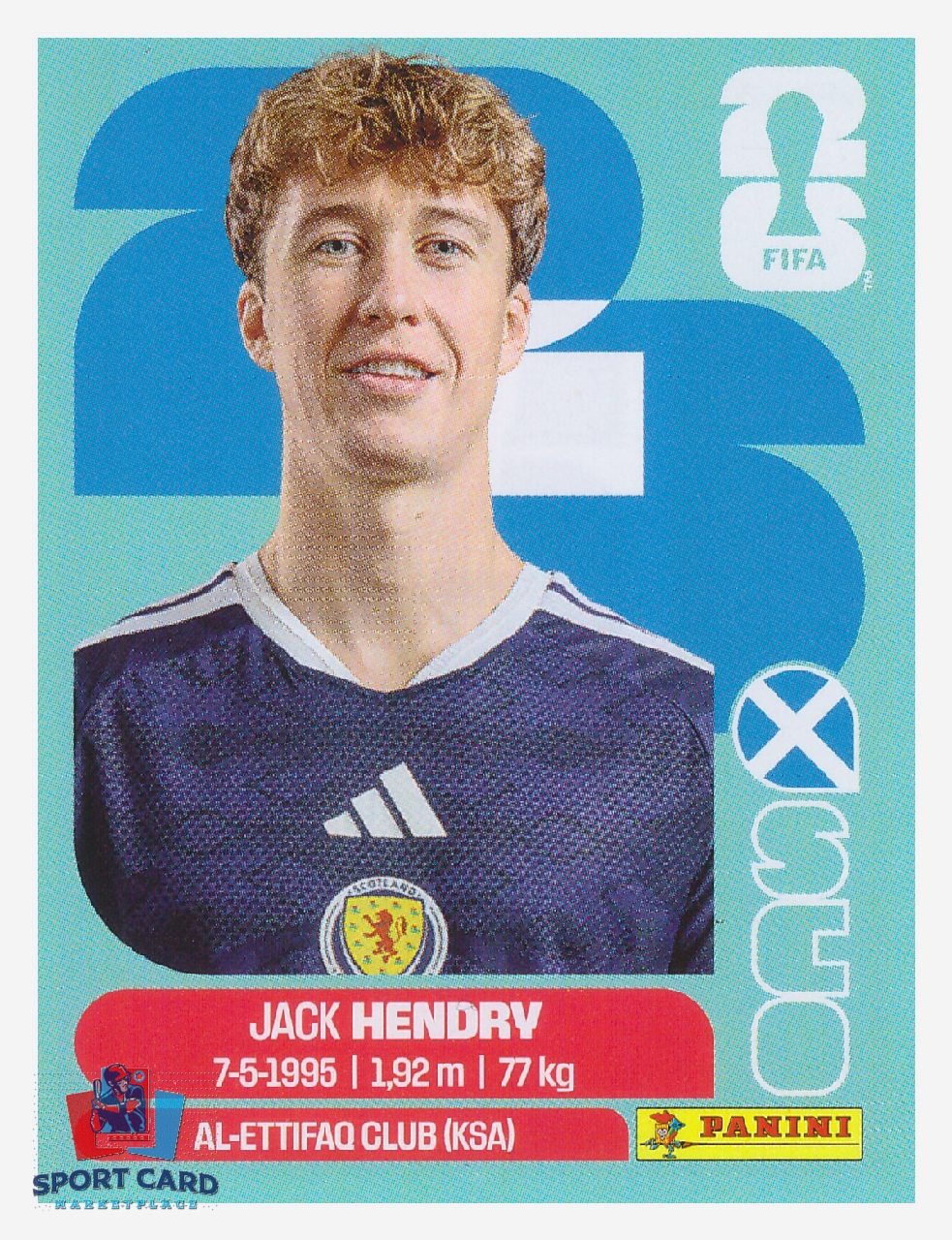 Panini FIFA World Cup 2026 - Jack Hendry / Scotland #SCO3