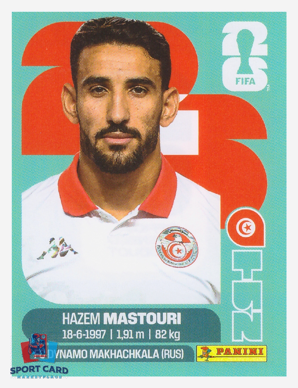 Panini FIFA World Cup 2026 - Hazem Mastouri / Tunisia #TUN17