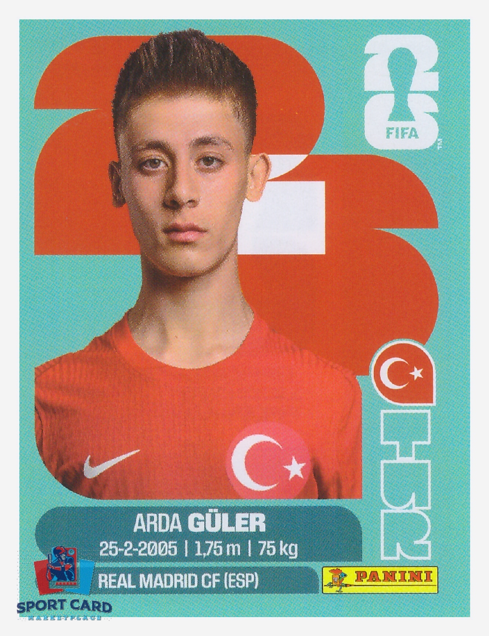 Panini FIFA World Cup 2026 - Arda Guler / Türkiye #TUR14