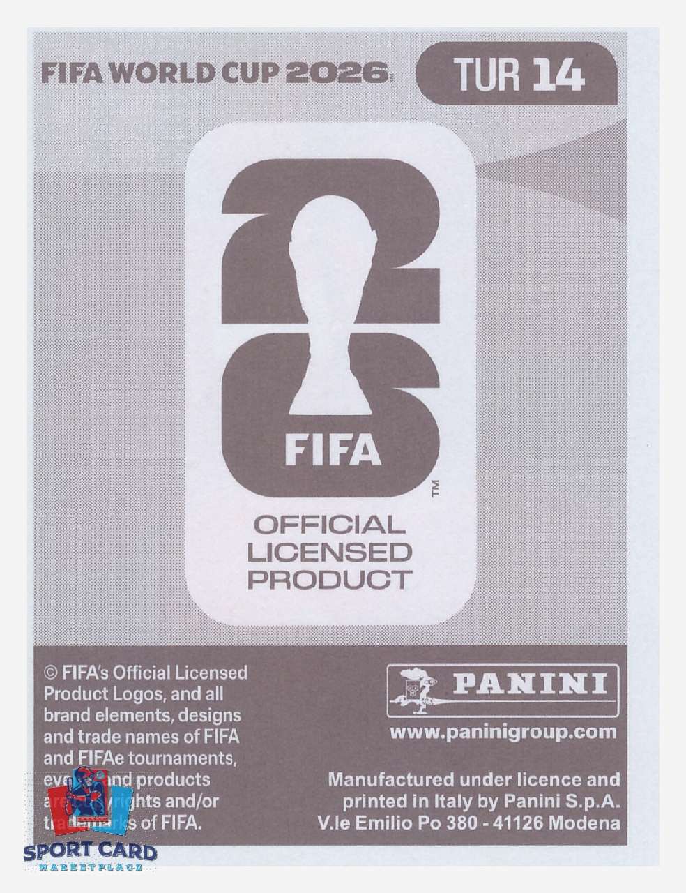 Panini FIFA World Cup 2026 - Arda Guler / Türkiye #TUR14 – Image 2
