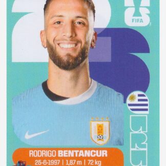 Panini FIFA World Cup 2026 - Rodrigo Bentancur / Uruguay #URU12