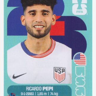 Panini FIFA World Cup 2026 - Ricardo Pepi / USA #USA18