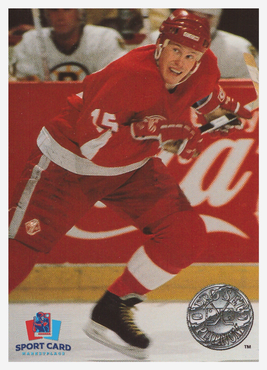 1991-92 Pro Set Platinum Johan Garpenlov / Detroit Red Wings #29