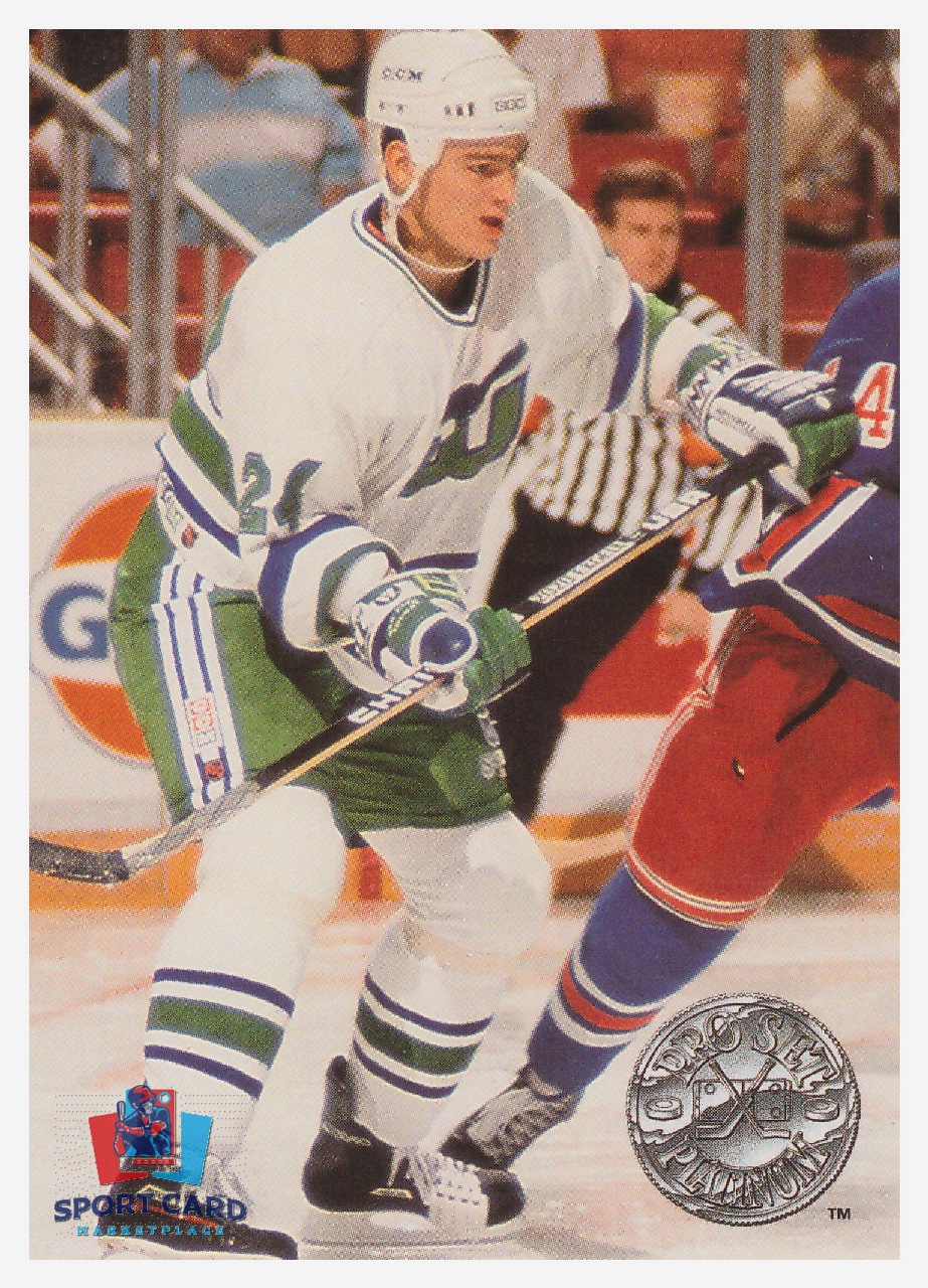 1991-92 Pro Set Platinum Bobby Holik / Hartford Whalers #43