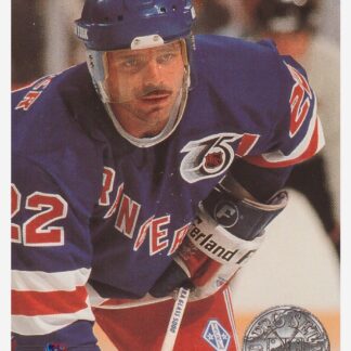 1991-92 Pro Set Platinum Mike Gartner / New York Rangers #84