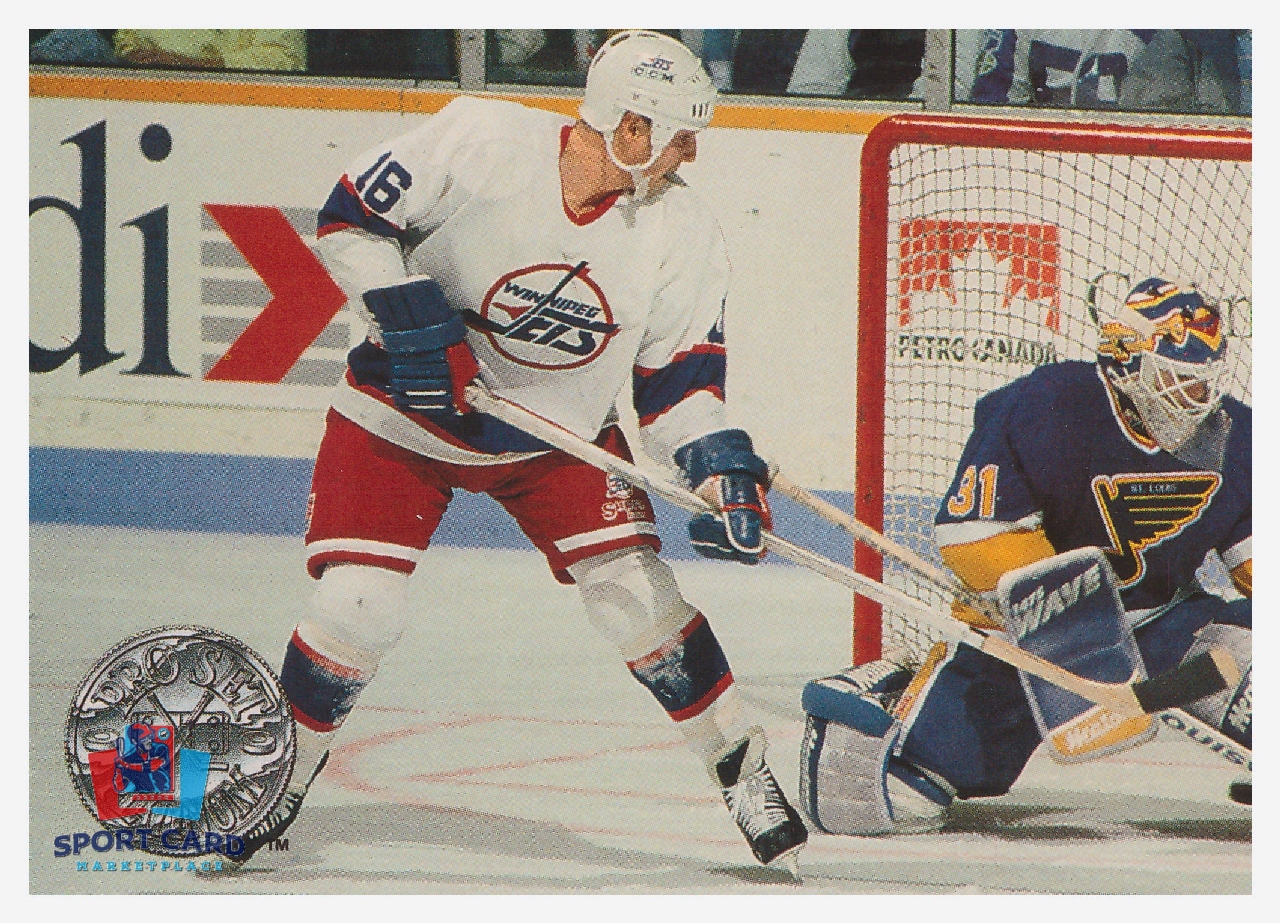 1991-92 Pro Set Platinum Edie Olczyk / Winnipeg Jets #134