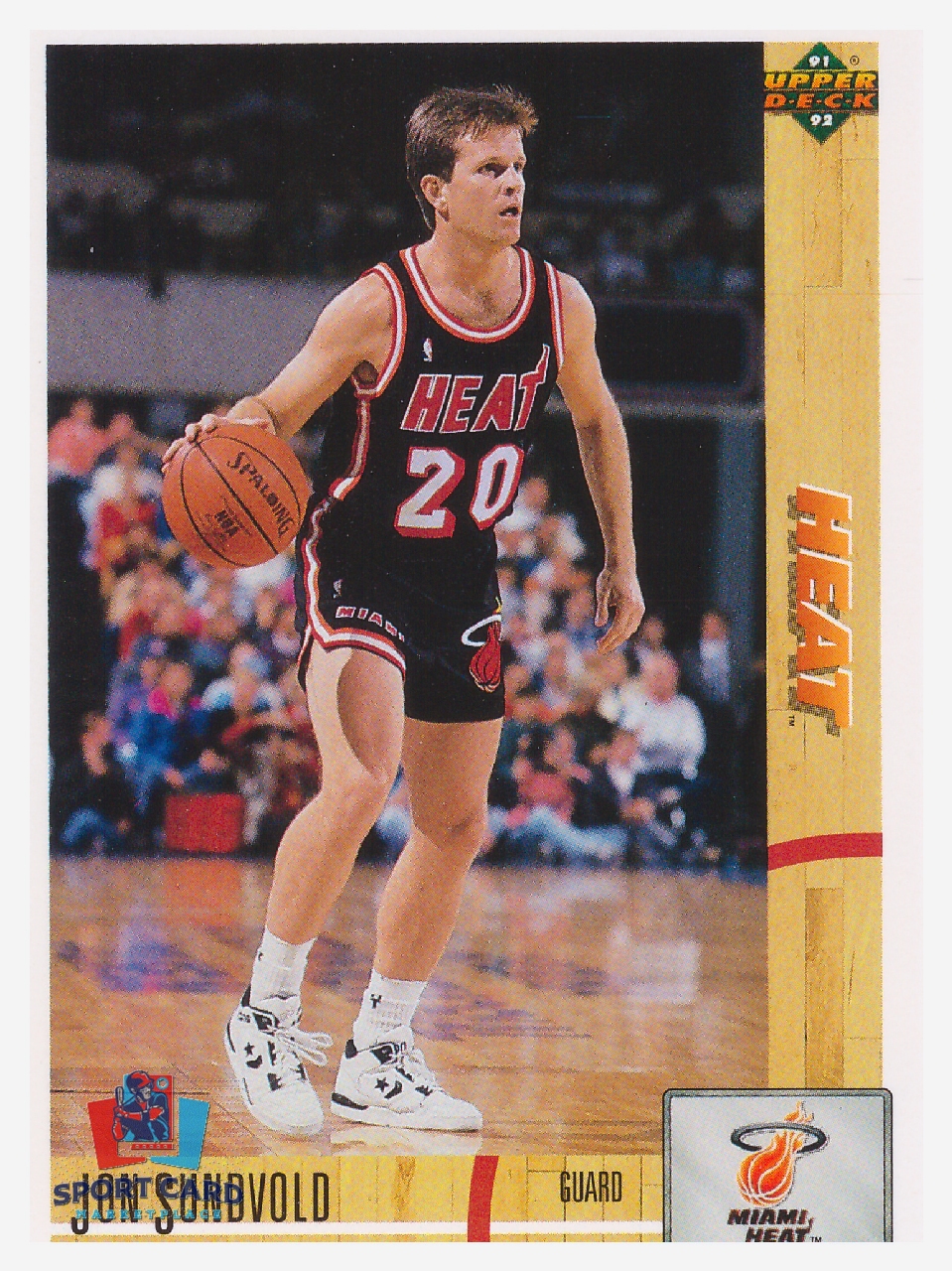 1991-92 Upper Deck Jon Sundvold / Miami Heat #291
