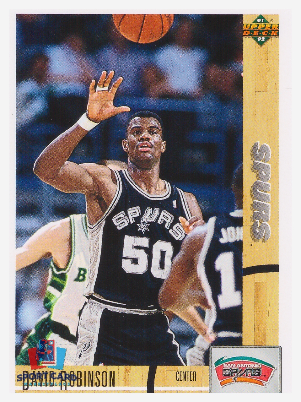 1991-92 Upper Deck David Robinson / San Antonio Spurs #324