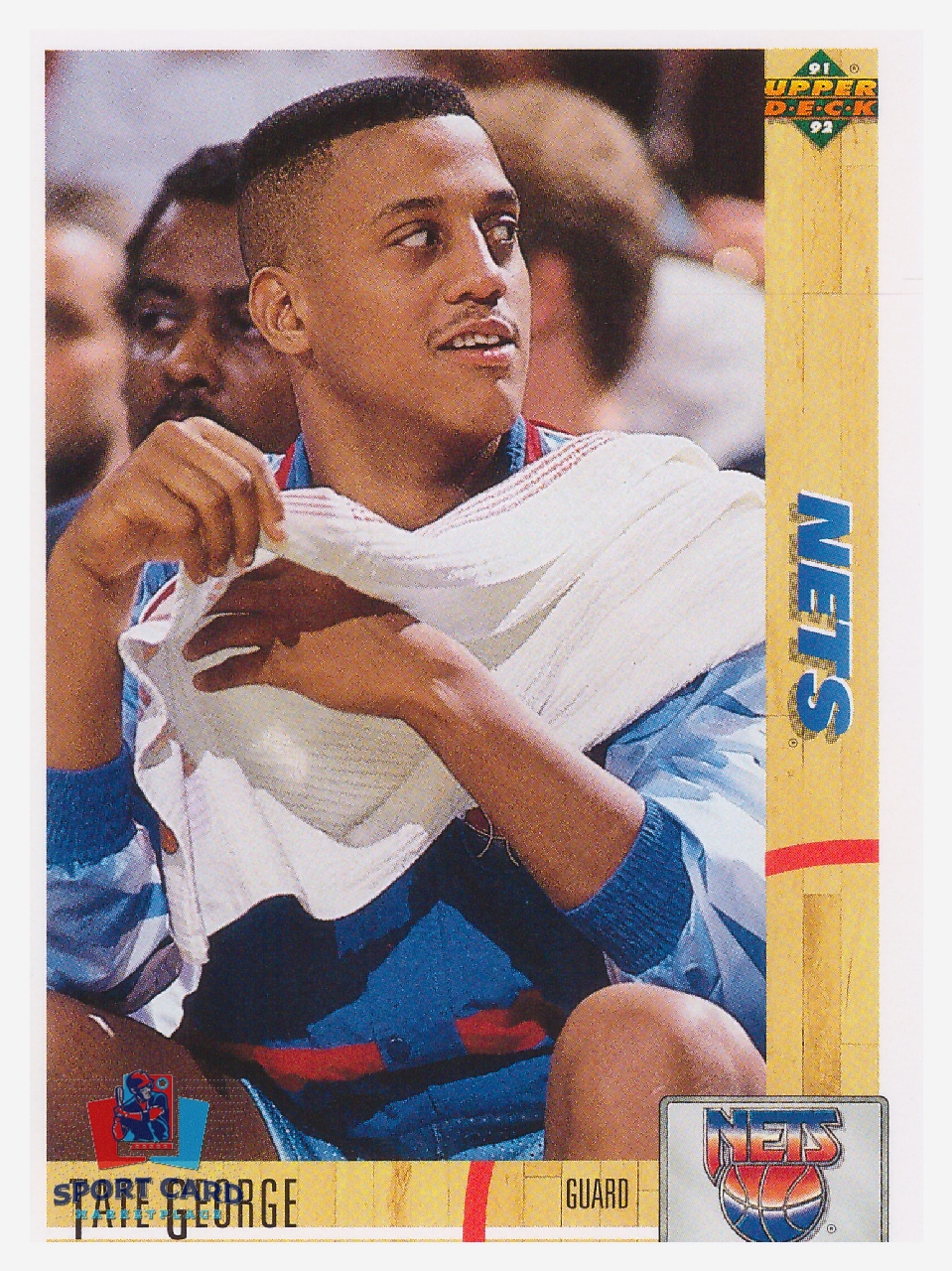 1991-92 Upper Deck Tate George / New Jersey Nets #336