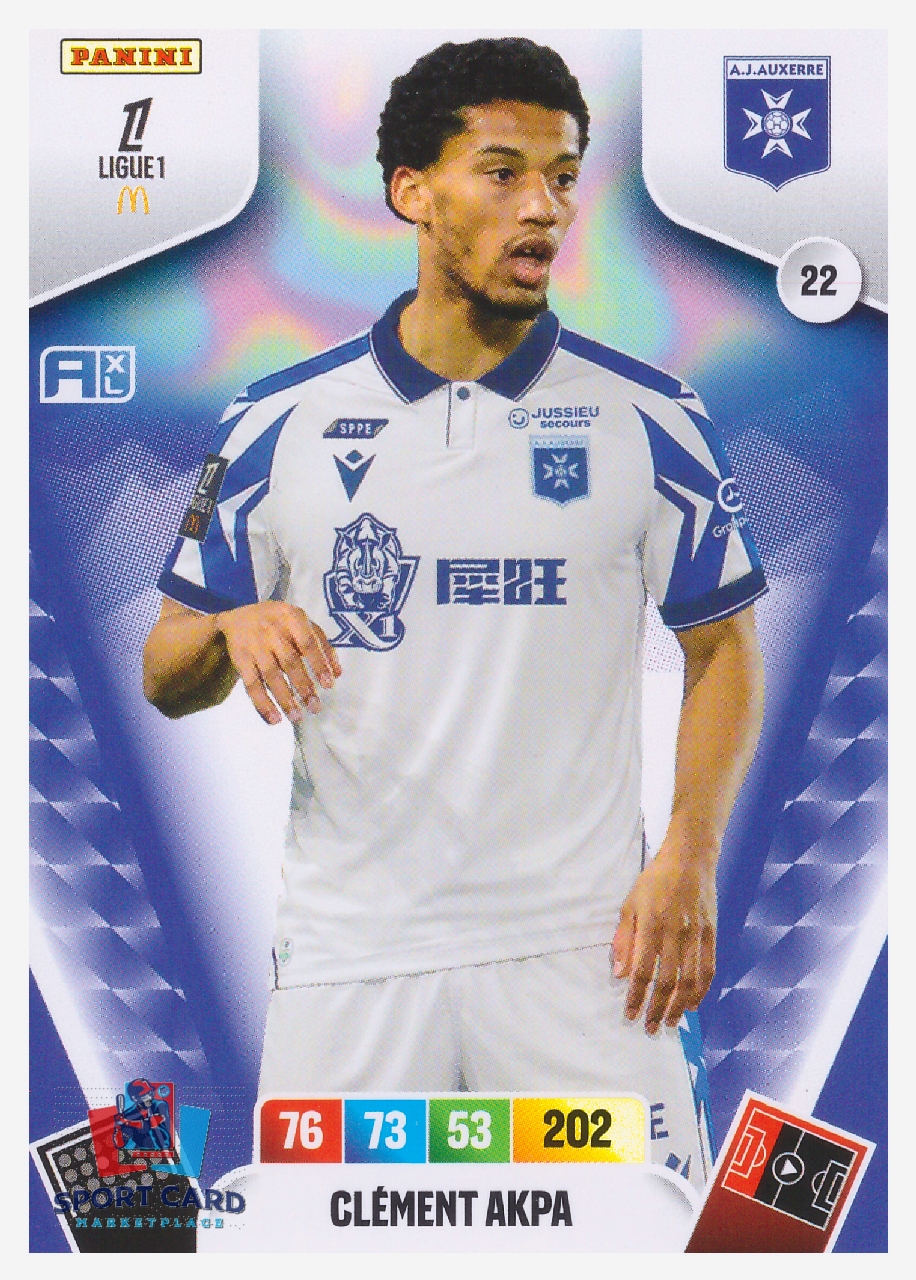 Panini Adrenalyn XL Ligue 1 2026-27 - Clément Akpa / AJ Auxerre #22