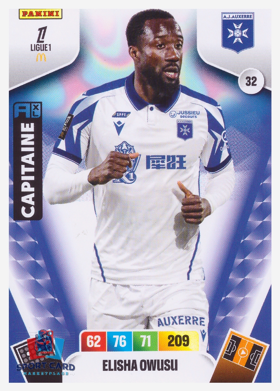 Panini Adrenalyn XL Ligue 1 2026-27 - Elisha Owusu / AJ Auxerre #32