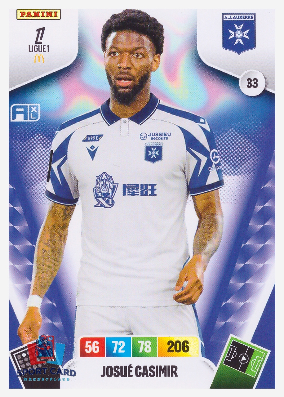 Panini Adrenalyn XL Ligue 1 2026-27 - Josué Casimir / AJ Auxerre #33