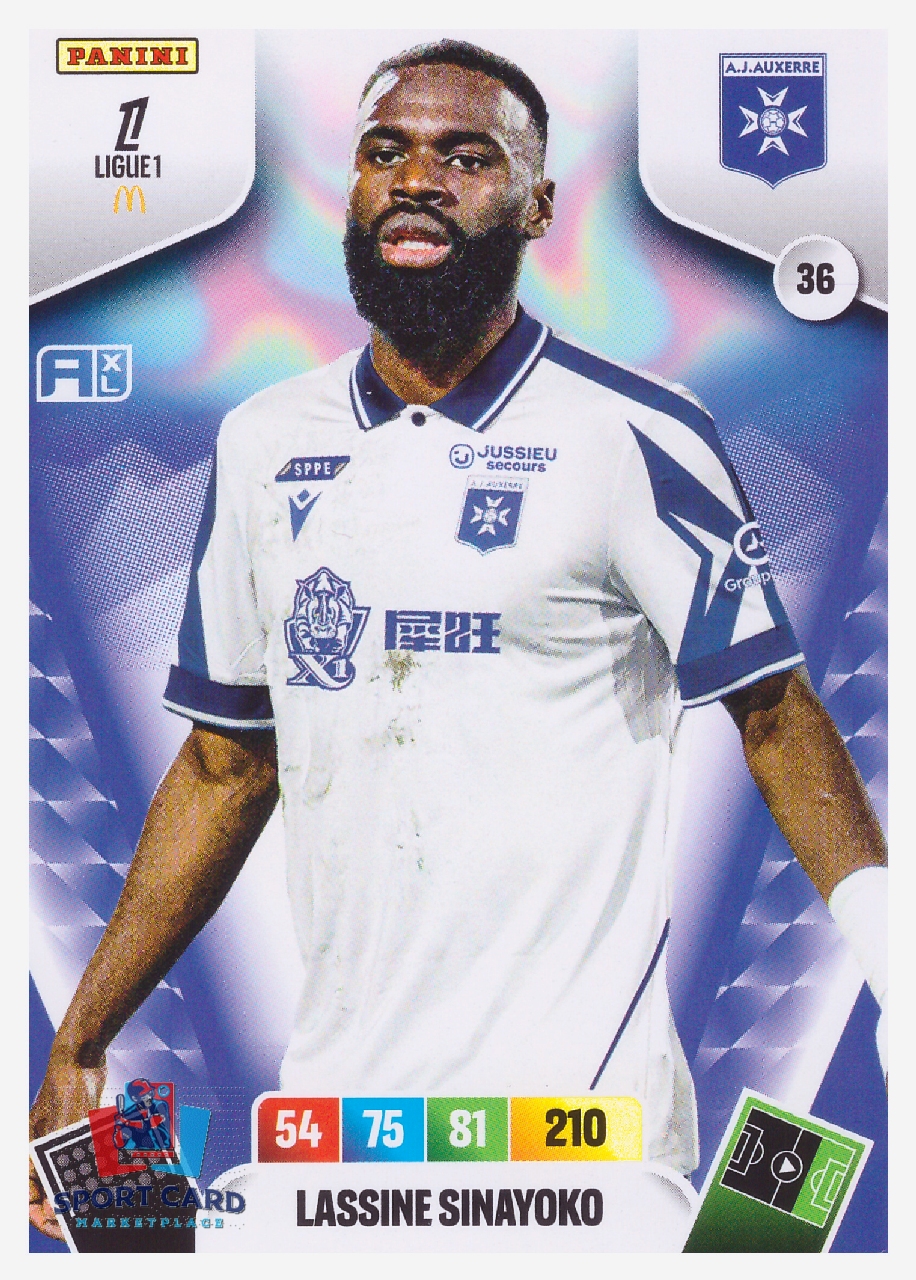 Panini Adrenalyn XL Ligue 1 2026-27 - Lassine Sinayoko / AJ Auxerre #36