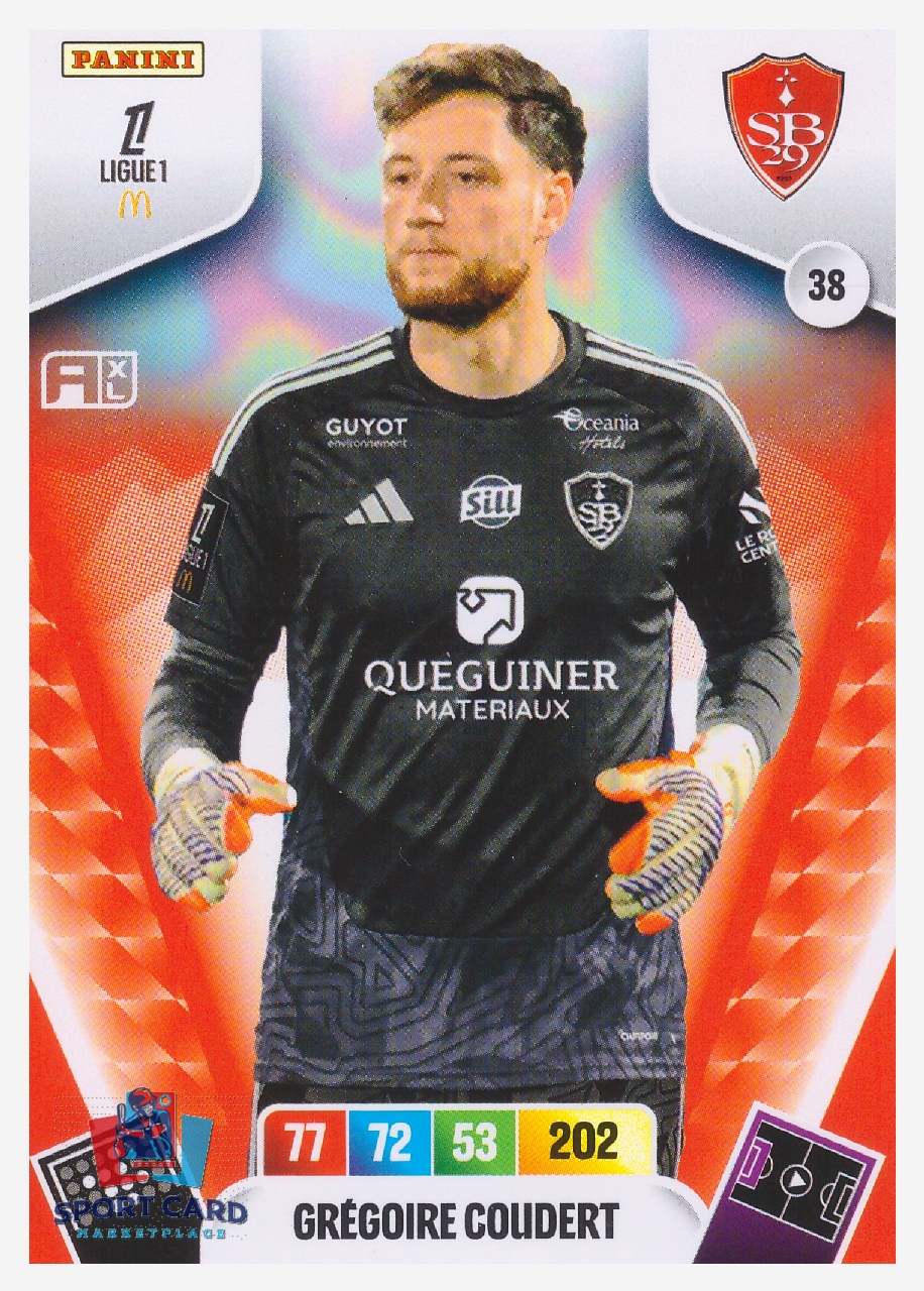 Panini Adrenalyn XL Ligue 1 2026-27 - Grégoire Coudert / Stade Brestois #38
