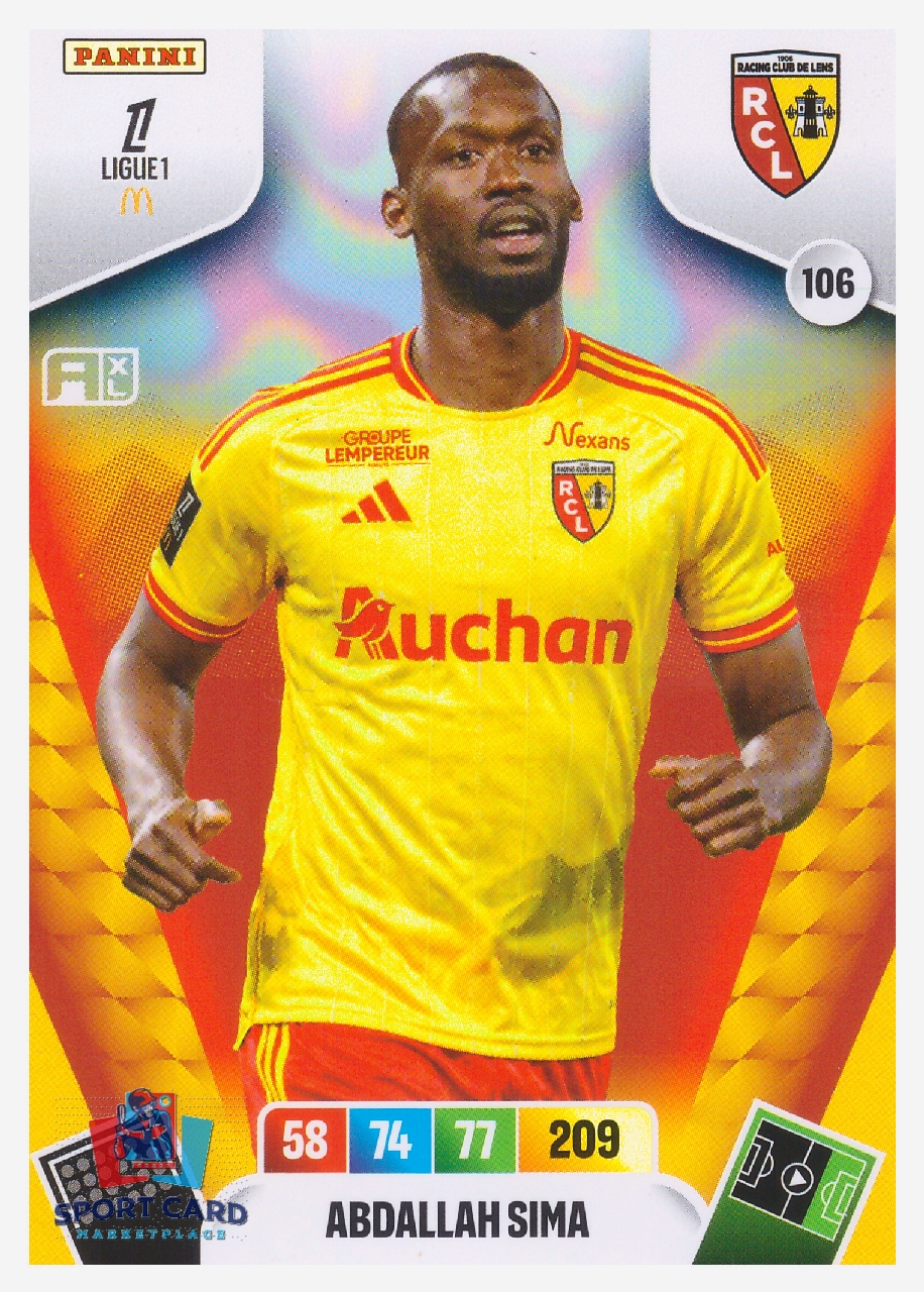 Panini Adrenalyn XL Ligue 1 2026-27 - Abdallah Sima / RC Lens #106