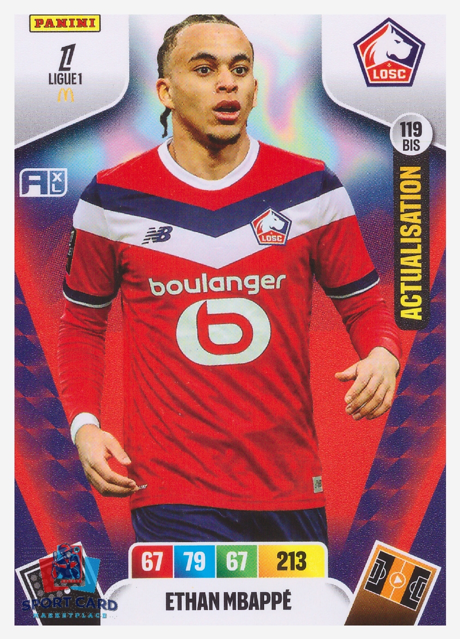 Panini Adrenalyn XL Ligue 1 2026-27 - Ethan Mbappé / LOSC Lille #119bis