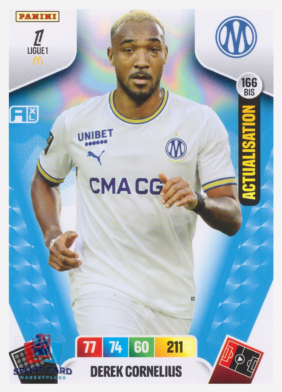 Panini Adrenalyn XL Ligue 1 2026-27 - Derek Cornelius / Olympique de Marseille #166bis