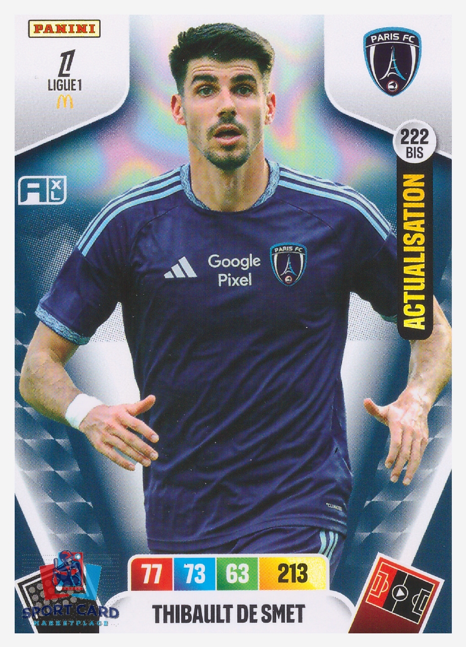 Panini Adrenalyn XL Ligue 1 2026-27 - Thibault De Smet / Paris FC #222bis