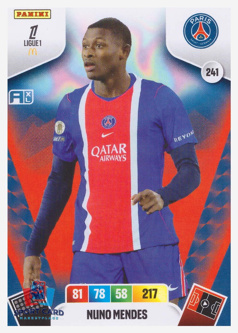 Panini Adrenalyn XL Ligue 1 2026-27 - Nuno Mendes / Paris SG #241