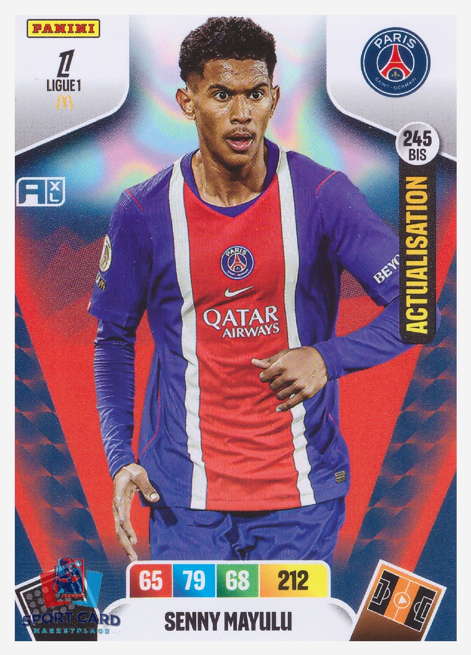Panini Adrenalyn XL Ligue 1 2026-27 - Senny Mayulu / Paris Saint-Germain #245bis