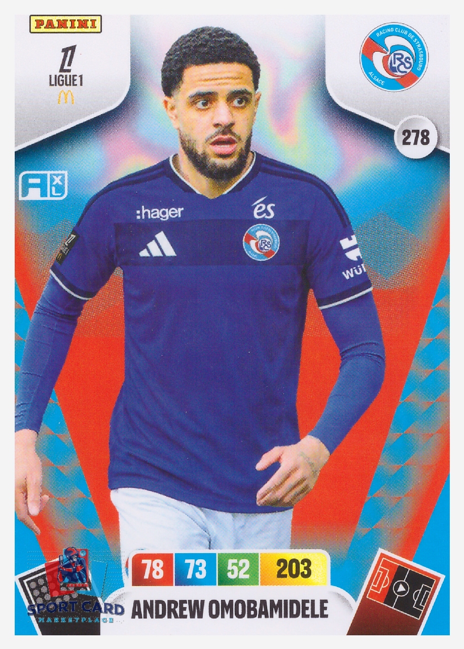 Panini Adrenalyn XL Ligue 1 2026-27 - Andrew Omobamidele / RC Strasbourg #278