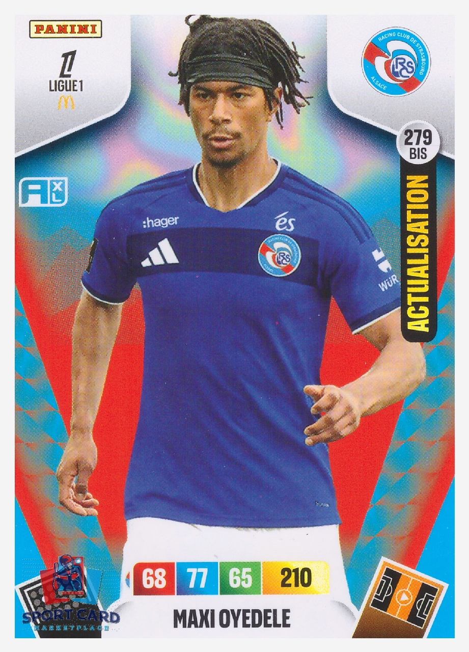 Panini Adrenalyn XL Ligue 1 2026-27 - Maxi Dyedele / RC Strasbourg Alsace #279bis