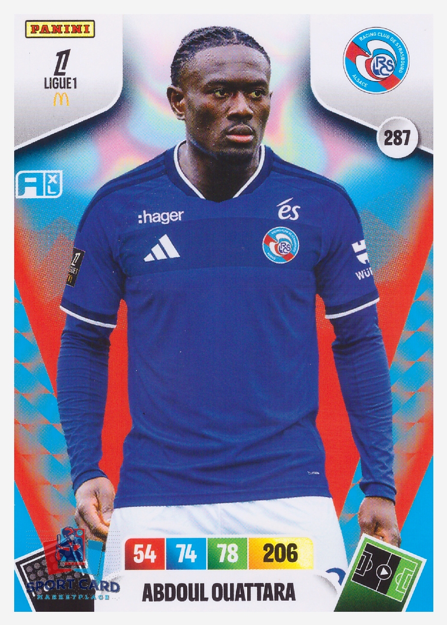 Panini Adrenalyn XL Ligue 1 2026-27 - Abdoul Ouattara / RC Strasbourg #287
