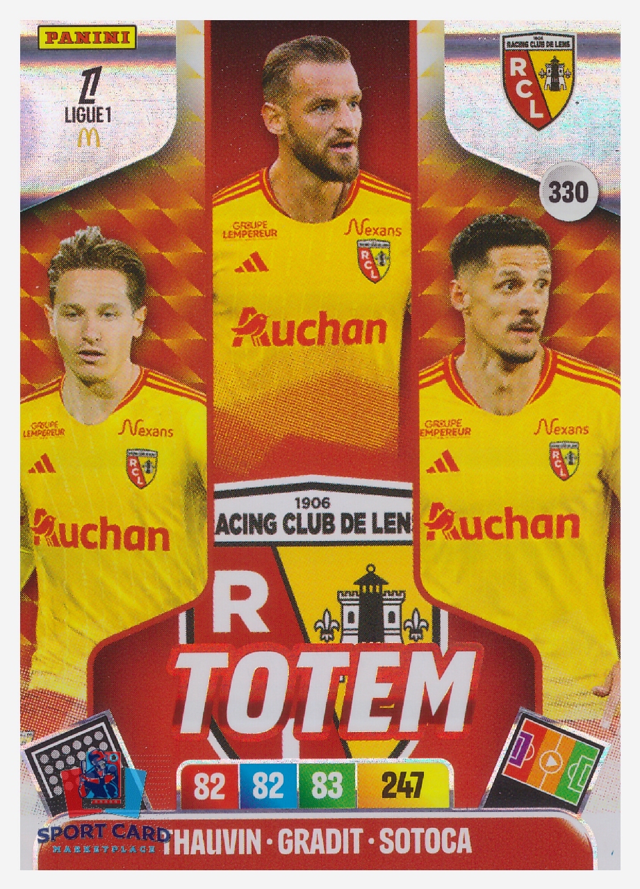 Panini Adrenalyn XL Ligue 1 2026-27 - Thauvin - Gradit - Sotoca / RC Lens - Totem #330