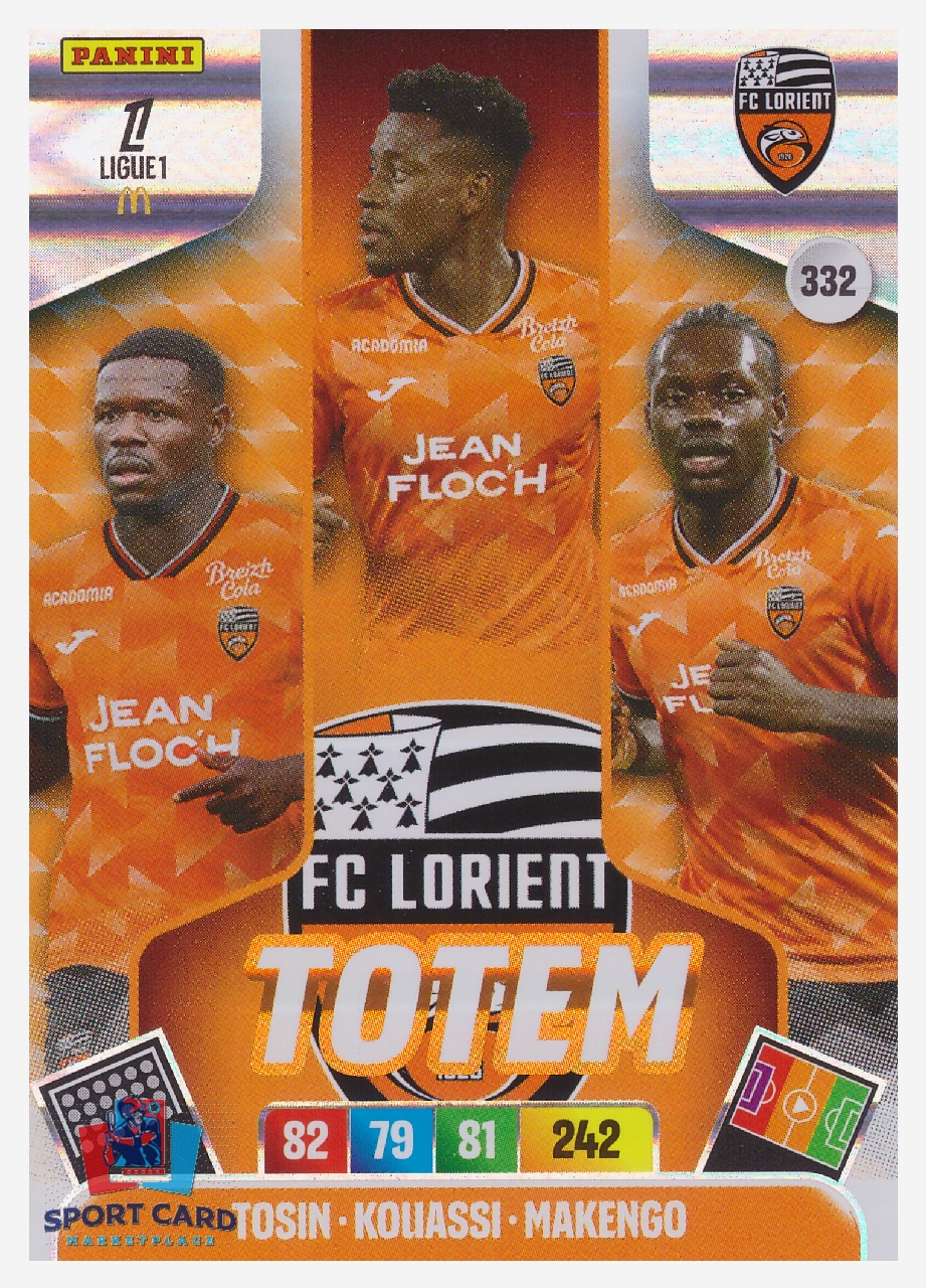Panini Adrenalyn XL Ligue 1 2026-27 - FC Lorient Joueurs / FC Lorient - Totem - #332
